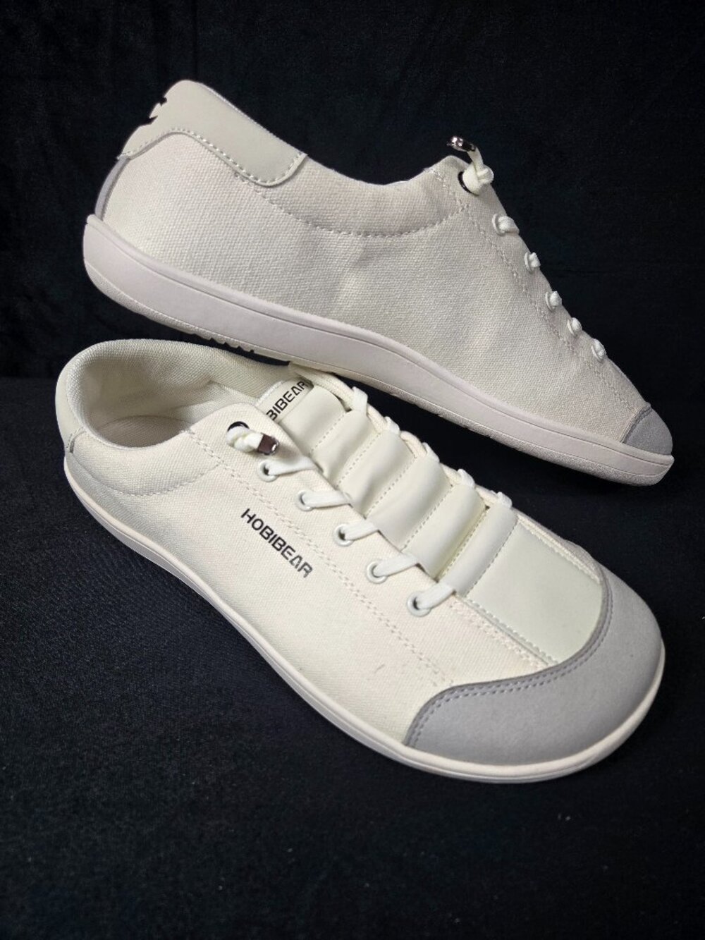 HOBIBEAR Barefoot Shoes EU 44 US 10.5 Ivory Wide Toe Minimalist Sneakers New